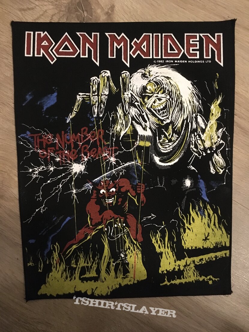 Iron Maiden - Number of the Beast - Back Patch 1982