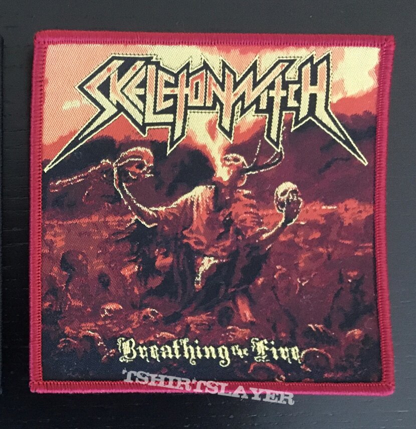 Skeletonwitch - Breathing the Fire - Red Border