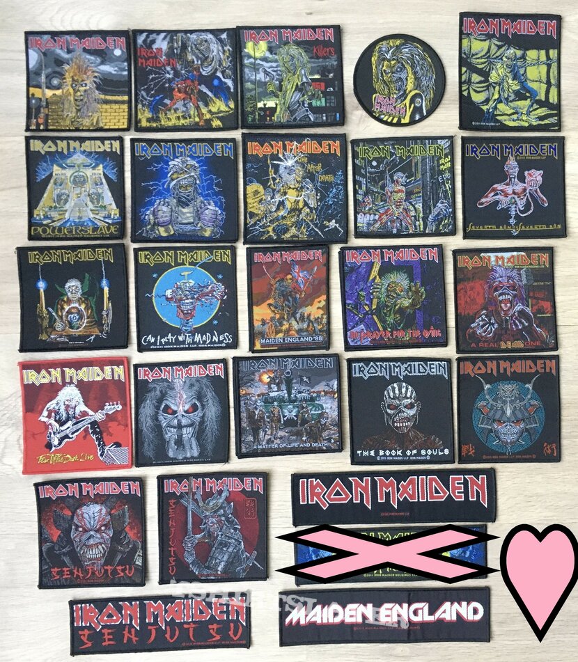 Iron Maiden Modern Small patch lot 