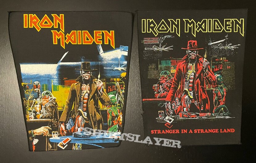 Iron Maiden - Stranger in a Strange Land Back Patch (Bootleg - Version 1)
