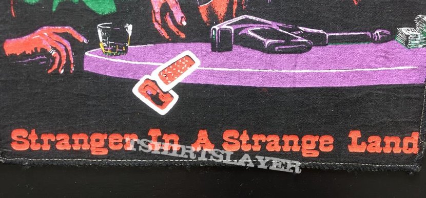 Iron Maiden - Stranger in a Strange Land - Back Patch 1986