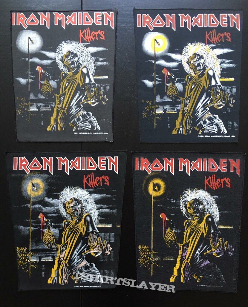 Iron Maiden - Killers - Back Patch (Bright Light - Color version)