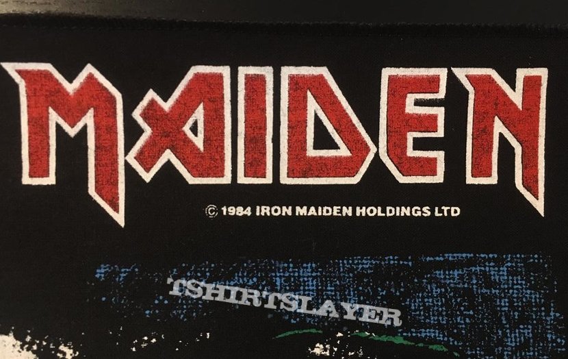 Iron Maiden - 2 Minutes to Midnight - Back Patch 1984 (Dark Version)