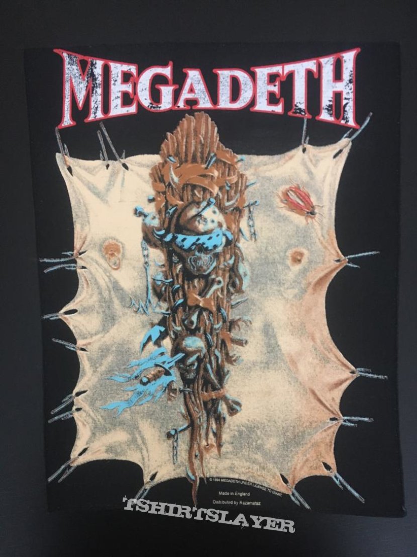 Megadeth - Youthansia Totem Pole - Back Patch 1994