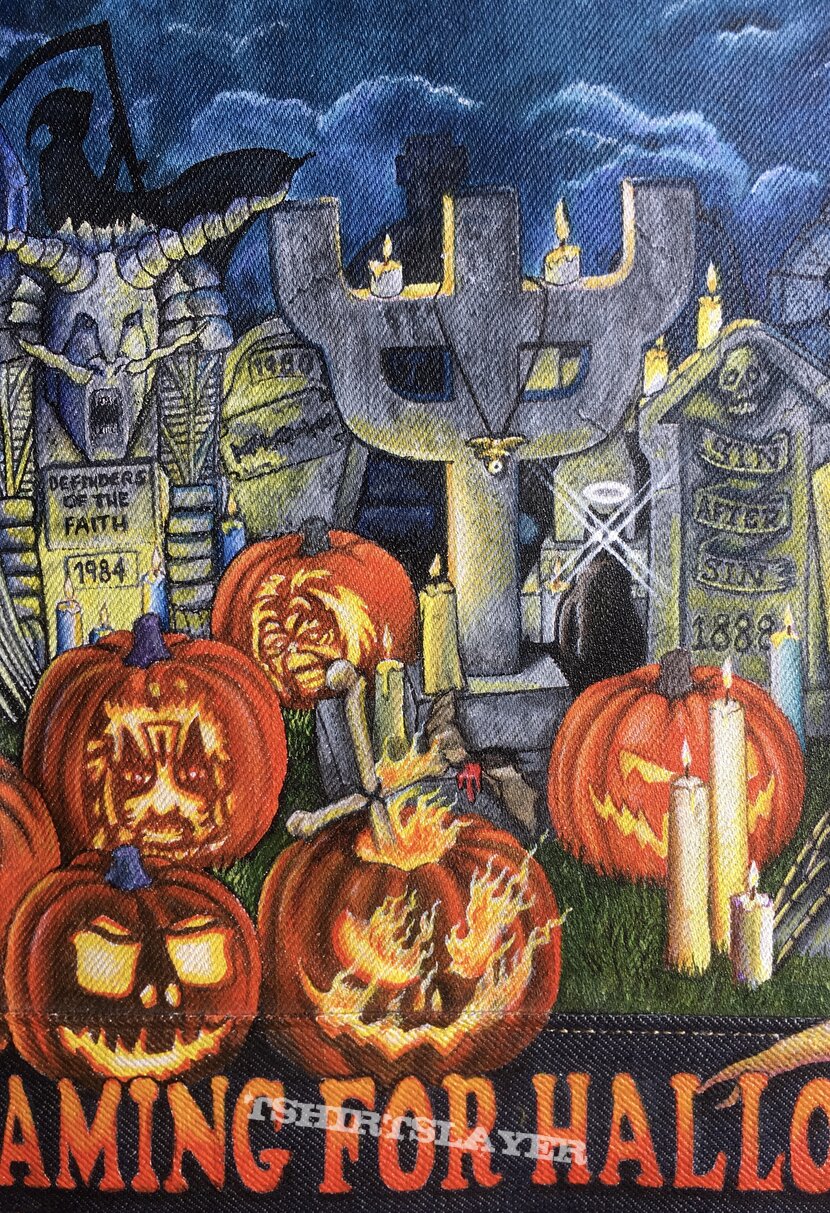 Judas Priest - Screaming for Halloween - Hand Painted Jacket