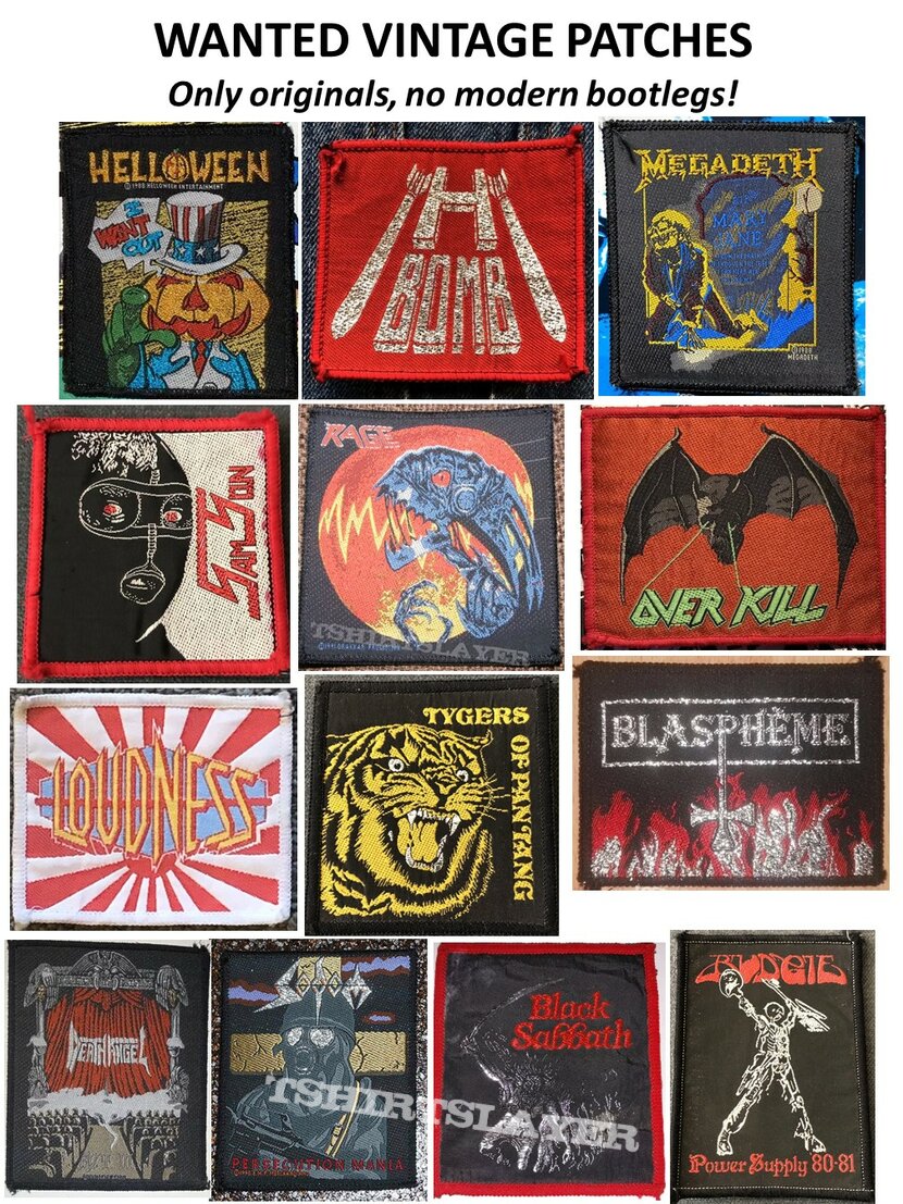 Iron Maiden Small Patches I&#039;m Hunting Down