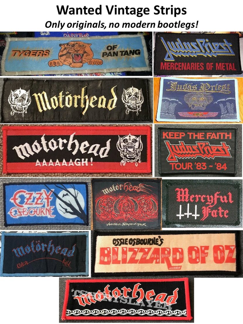 Iron Maiden Small Patches I&#039;m Hunting Down