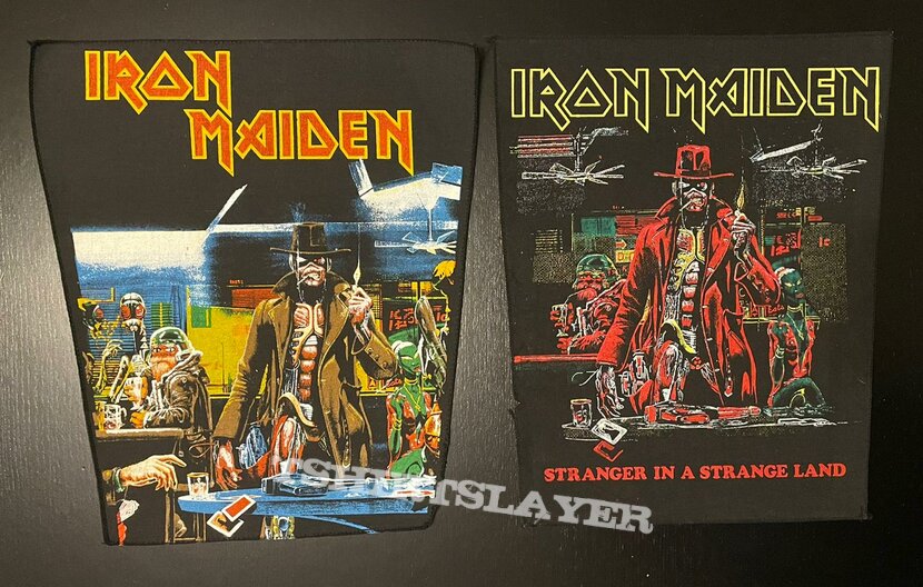 Iron Maiden - Stranger in a Strange Land Back Patch (Bootleg - Version 2)