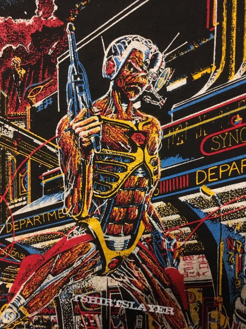 Iron Maiden - Somewhere in Time - Original Back Patch 1986 Iron Maiden - Somewhere in Time - Original Back Patch 1986