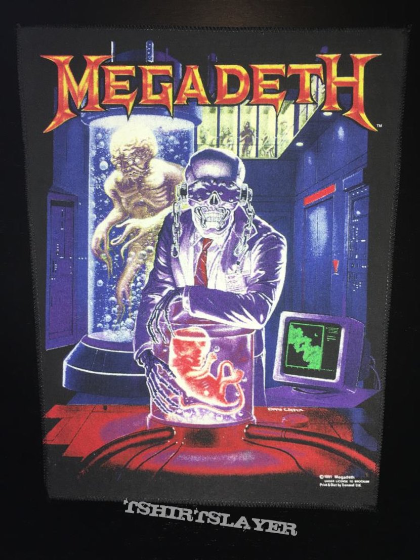 Megadeth - Hangar 18 - Back Patch 1991