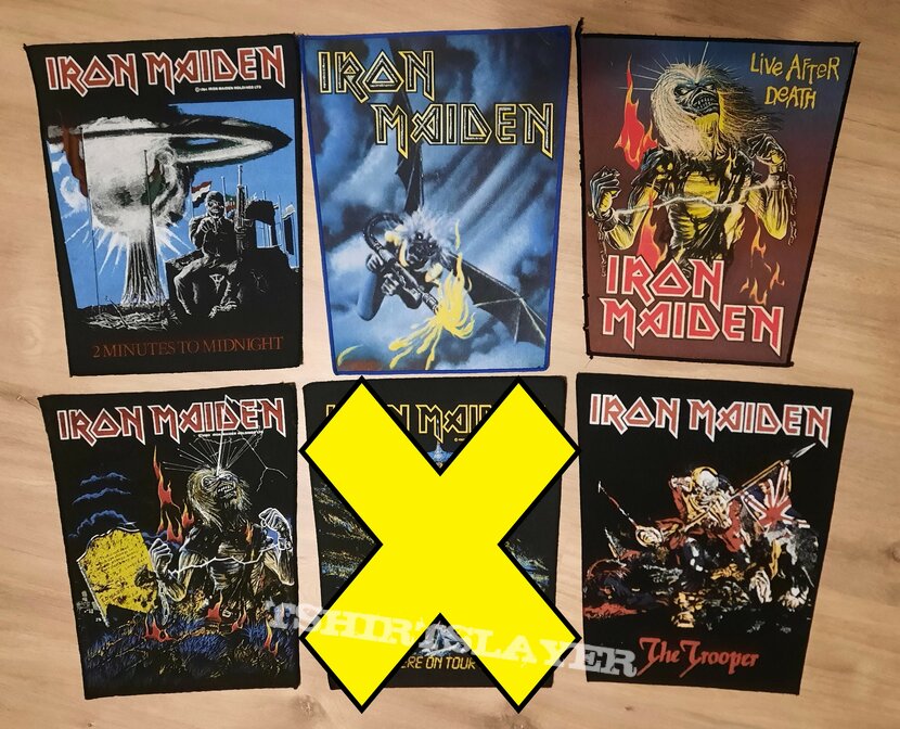 Iron Maiden Old is hip! Get hip and get some old patches!