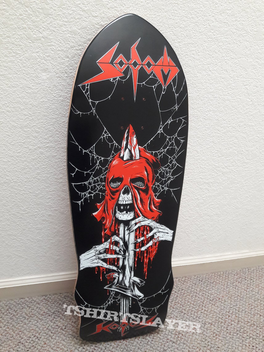 Sodom In The Sign Of Evil Obssessed By Cruelty Skateboard