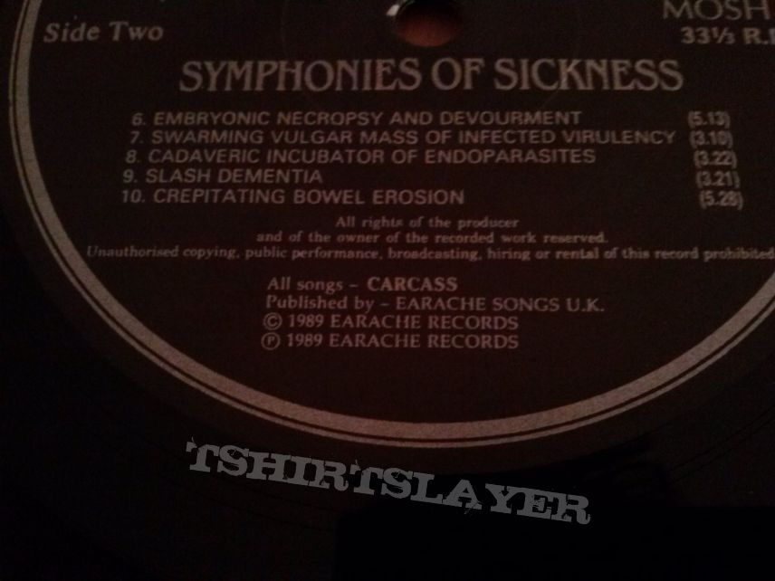 Carcass Symphonies Of Sickness 1989