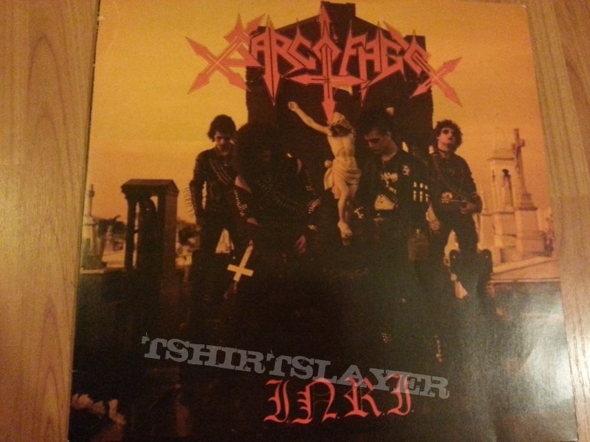 Sarcofago INRI Cogumelo Records 1987 FIRST PRESS 