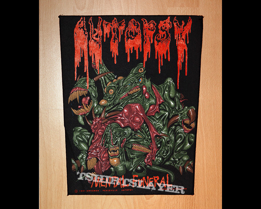 Autopsy - Mental Funeral / official backpatch