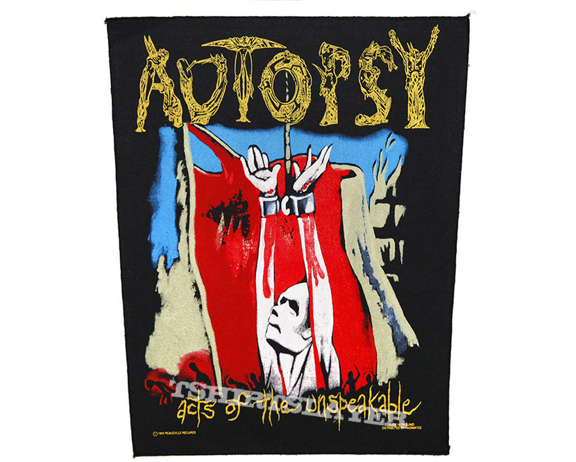 AUTOPSY - Acts of the unspeakable / official backpatch