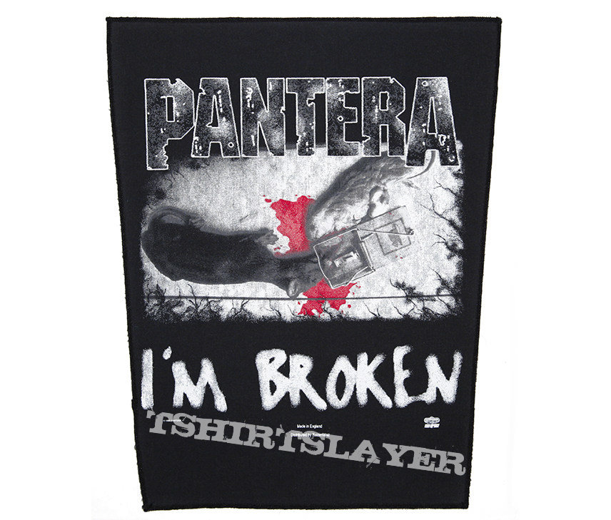 Pantera - I´m broken - official backpatch