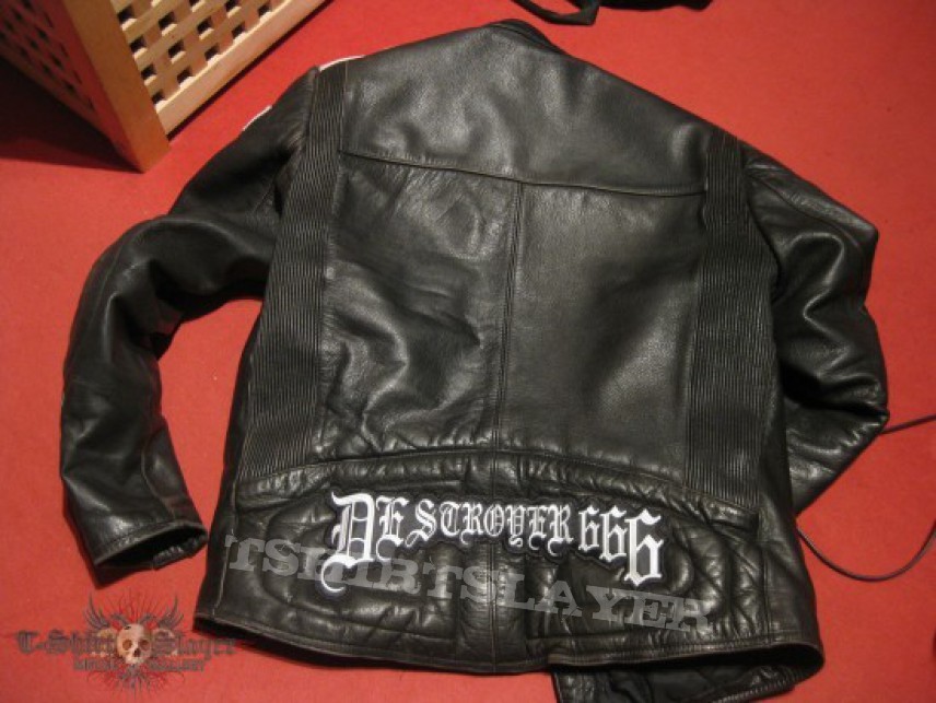Battle Jacket - Patched Leather Jacket