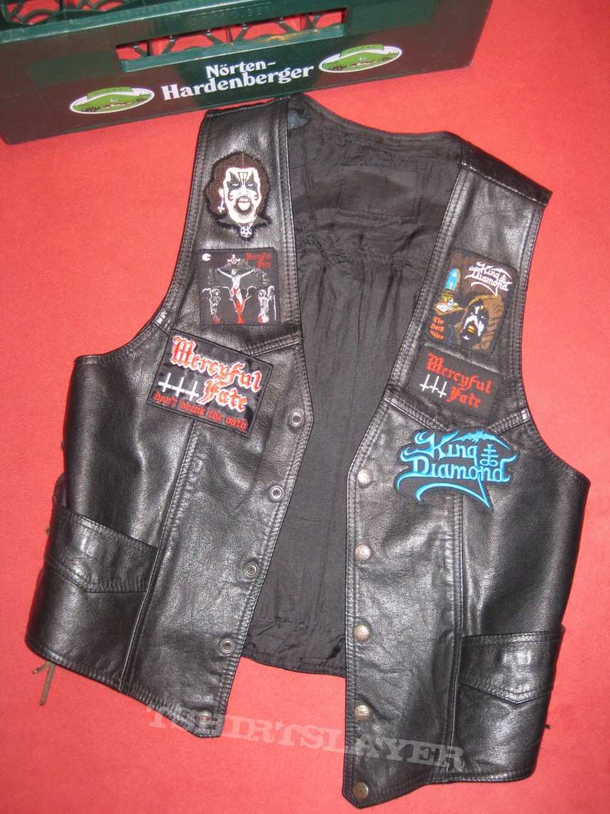 Battle Jacket - Update of my King Diamond/Mercyful Fate Tribute Leather Vest