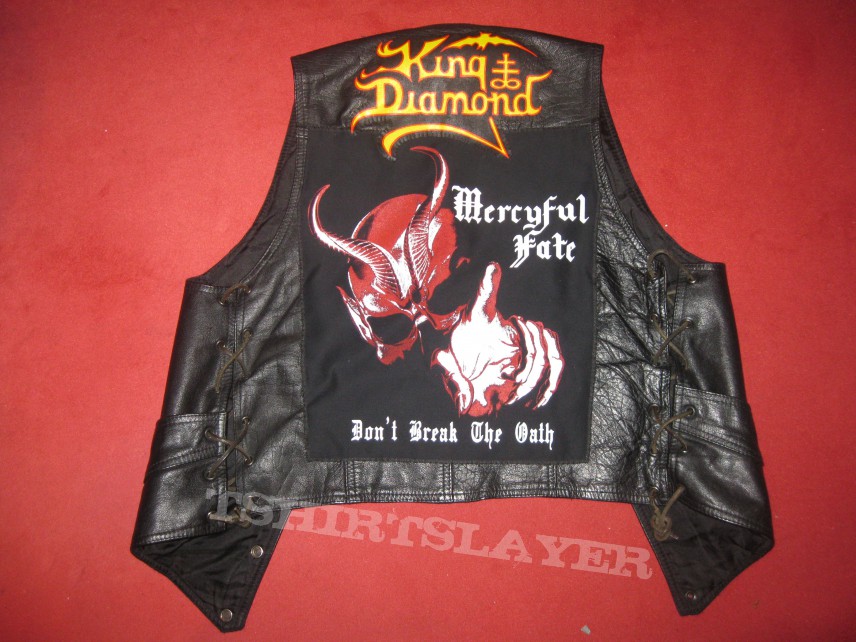 Battle Jacket - Update of my King Diamond/Mercyful Fate Tribute Leather Vest