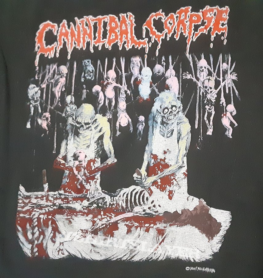Cannibal Corpse Butchered at Birth European Tour 1992 MISPRINT