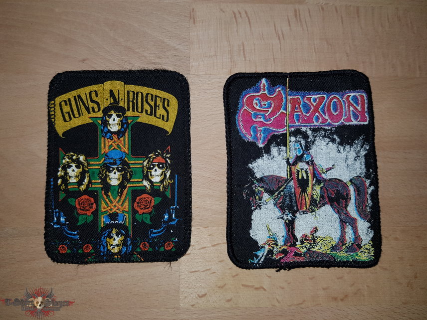 Guns N&#039; Roses + Saxon - Patches