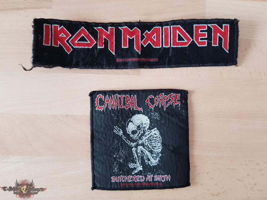 Iron Maiden + Cannibal Corpse - Patches