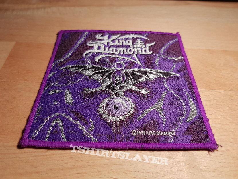 King Diamond - The Eye - 1991 vintage purple border patch