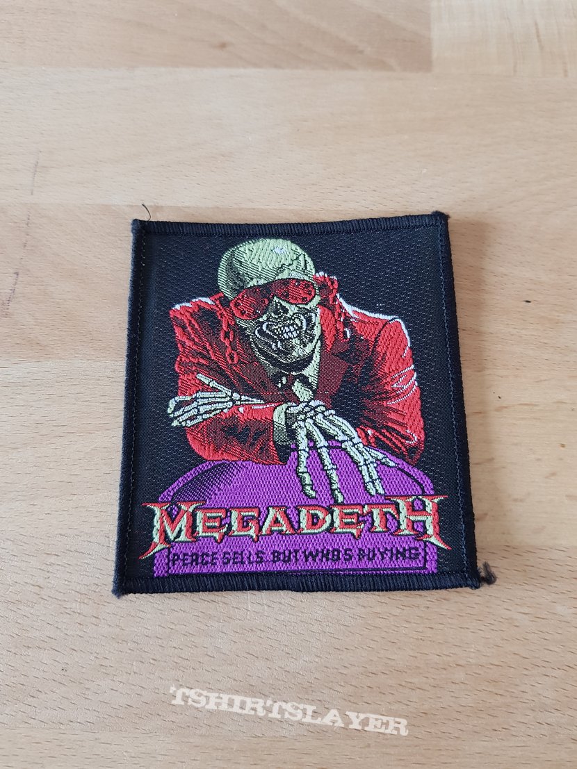Megadeth - Peace Sells But Who's Buying - vintage patch | TShirtSlayer  TShirt and BattleJacket Gallery