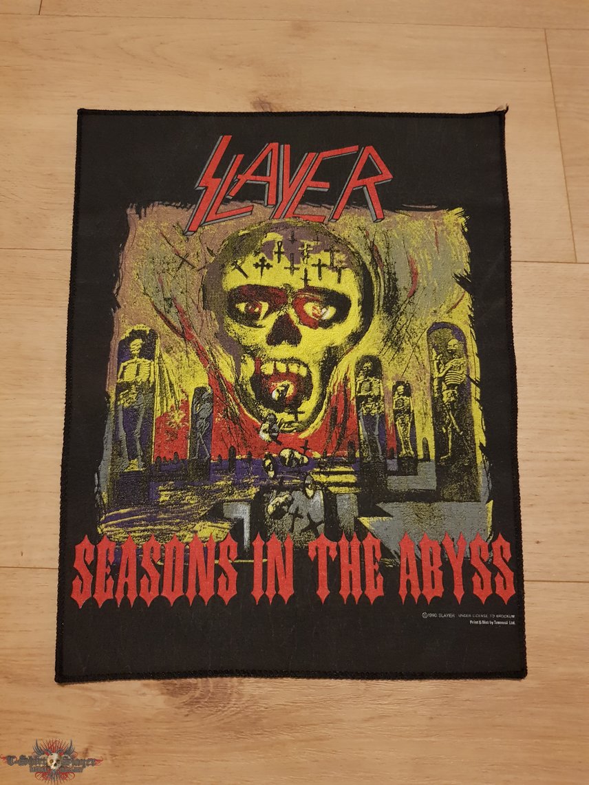 Slayer - Seasons In The Abyss - backpatch