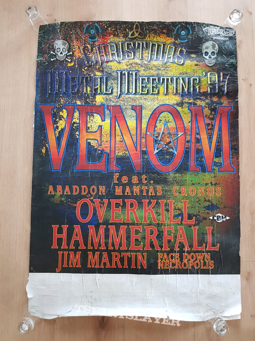Venom Christmas Metal Meeting &#039;97 - poster