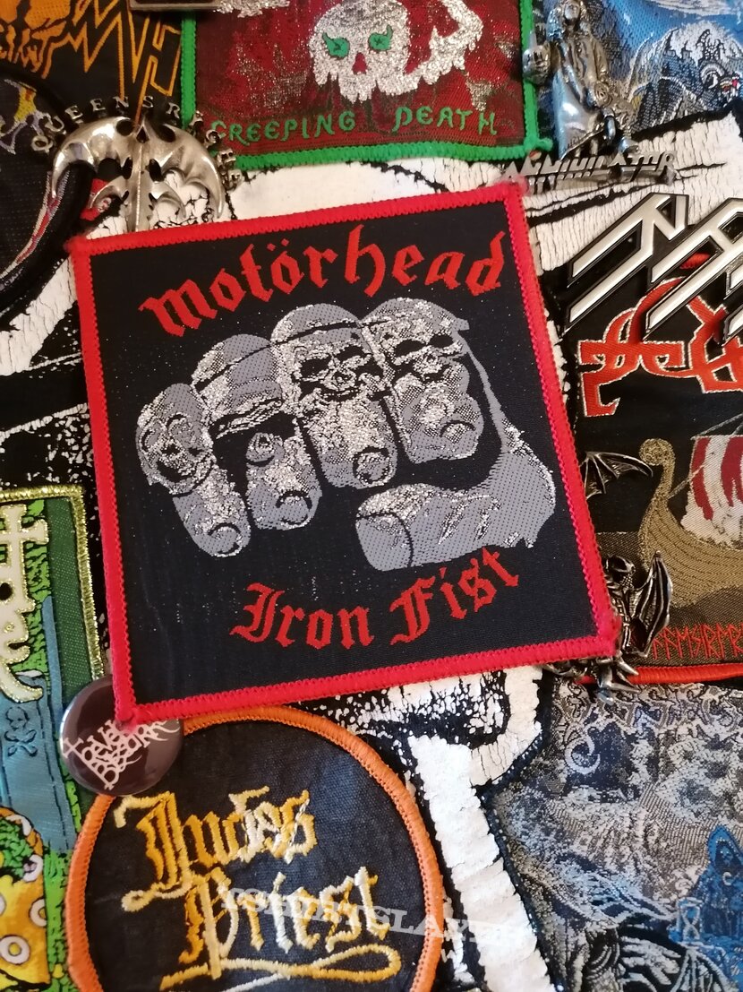 Motörhead, Motörhead - Iron Fist - Patch, Red Border Patch