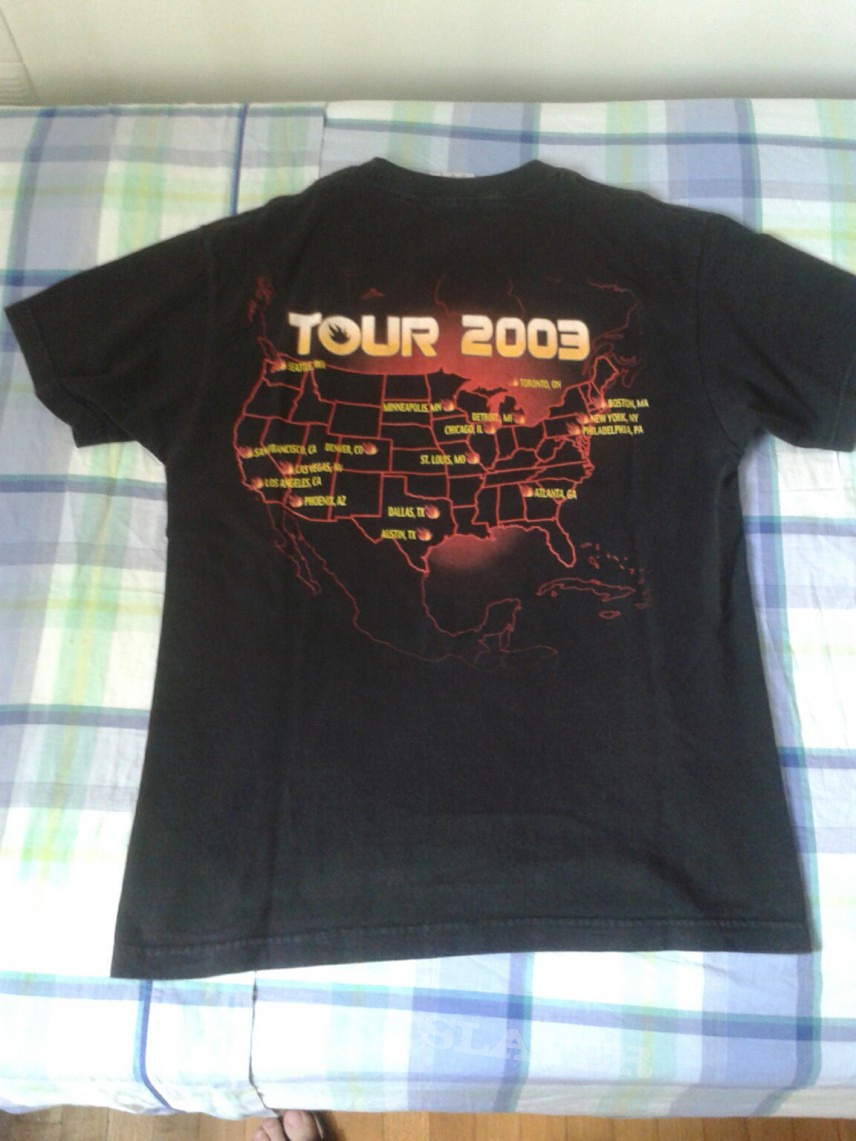 Audioslave shirt tour 2003