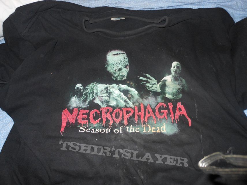  ts Necrophagia &quot;season of the dead&quot; reissue 