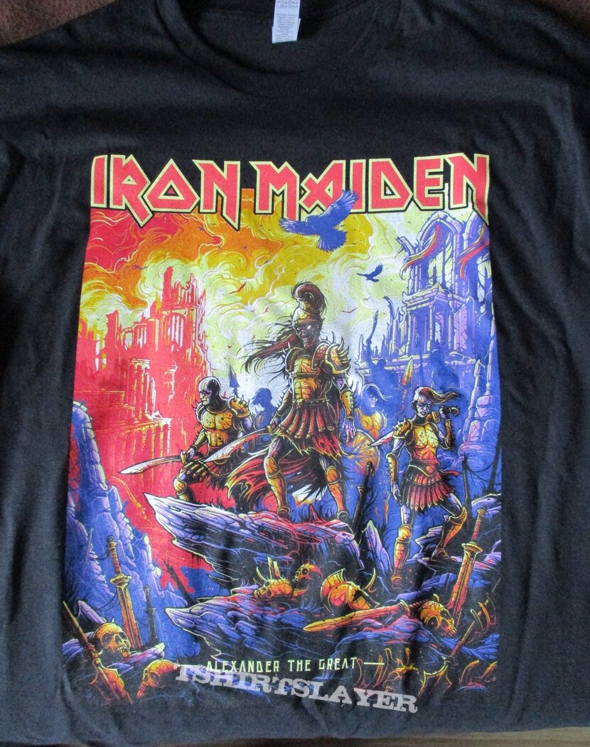 Iron Maiden Alexander The Great / Hell On Earth Future Past Tour Shirt |  TShirtSlayer TShirt and BattleJacket Gallery
