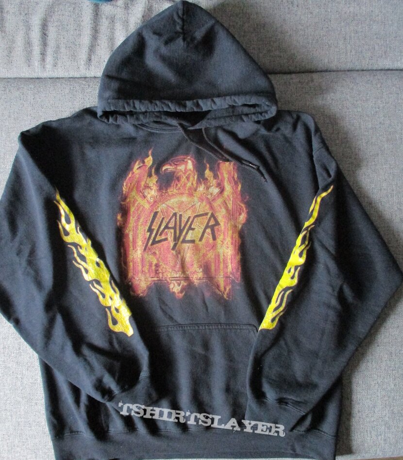 Slayer Eagle Flames Hoodie