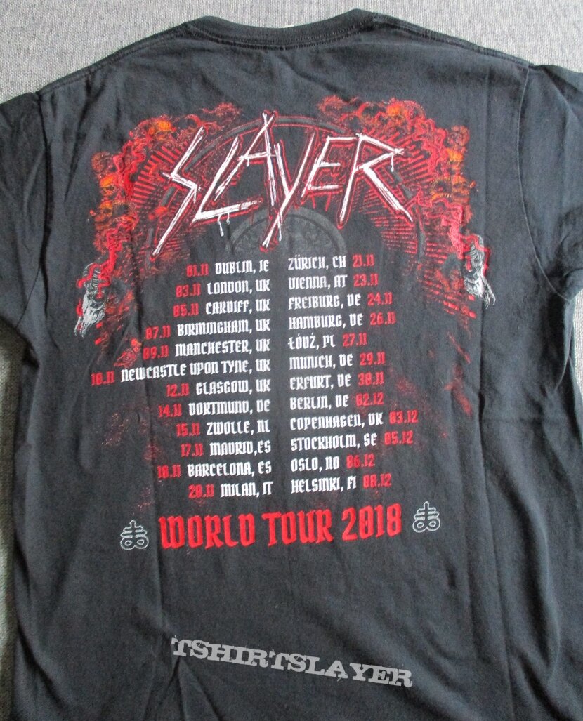 Slayer 2018 Tour Shirt