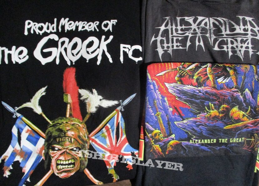 Iron Maiden Alexander The Great Shirts Through The Ages