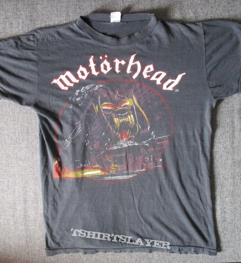 Motörhead Orgasmatron Eight Days in June Tour Shirt 1986