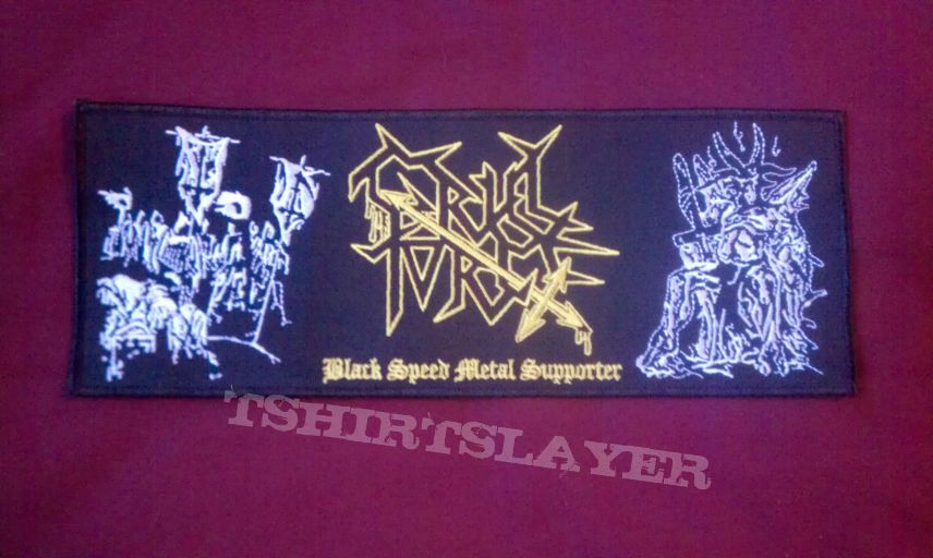 Patch - Cruel Force - Black Speed Metal Supporter Patch