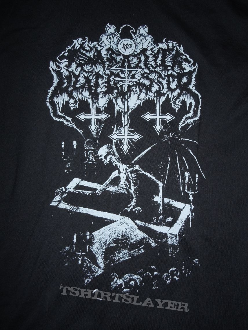 TShirt or Longsleeve - Satanic Warmaster - Ondskapens Makt Hooded LS