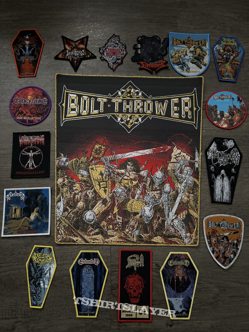 Bolt Thrower, Dismember Patches Up For Grabs