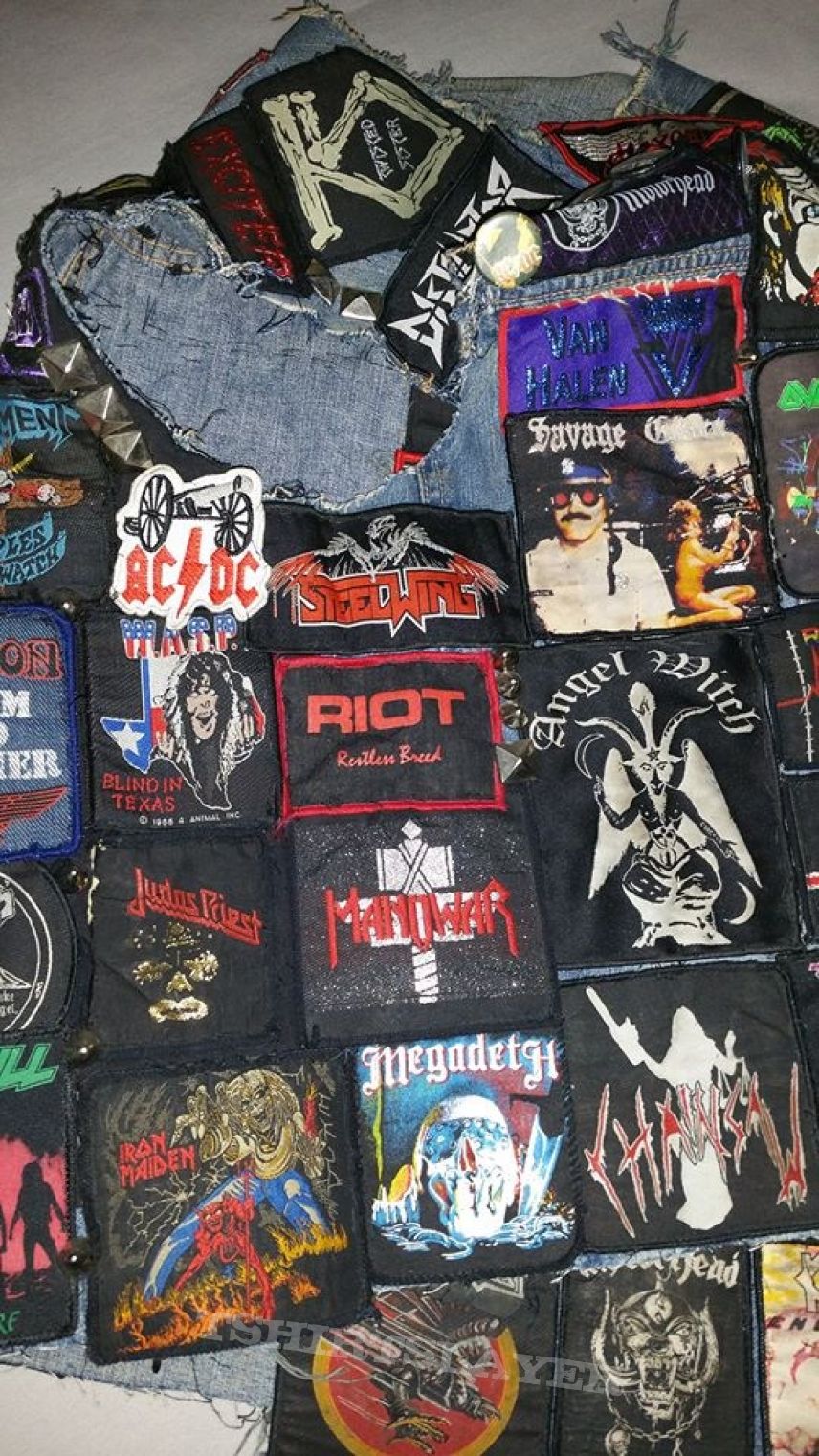 Saxon Patches from my jacket,