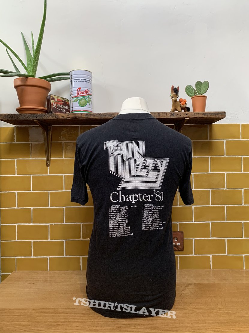 Thin Lizzy Chapter &#039;81 / Renegade UK tour shirt