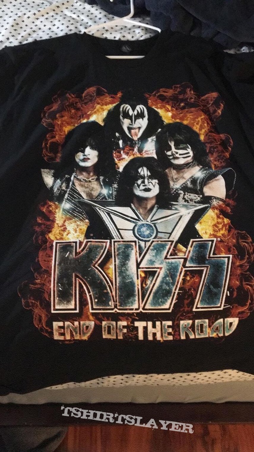 Kiss end of the road shirts