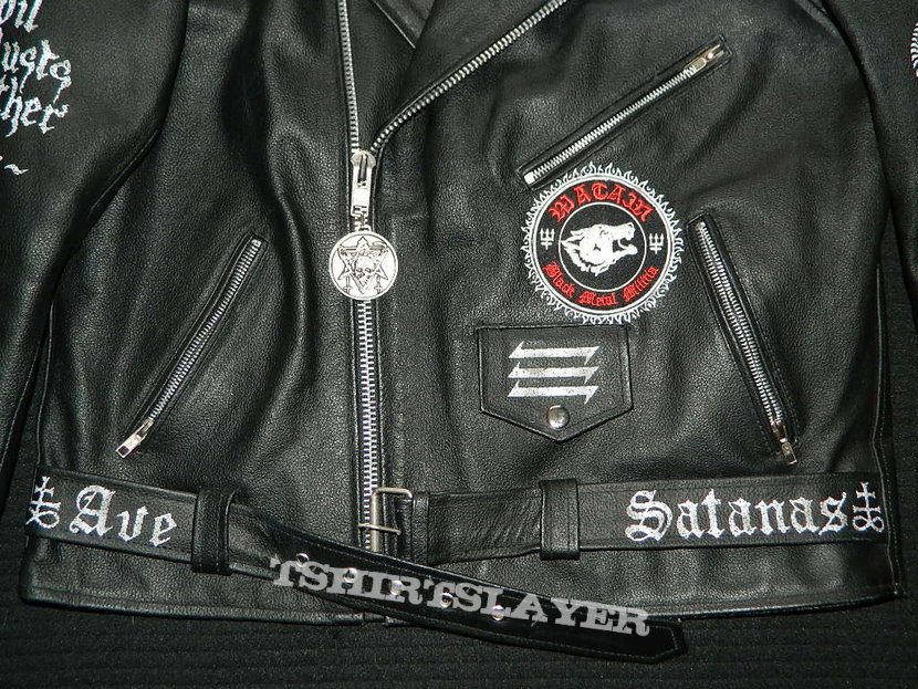 Watain hand painted jacket 