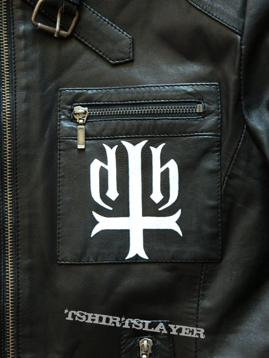 Hellhammer hand painted leather jacket
