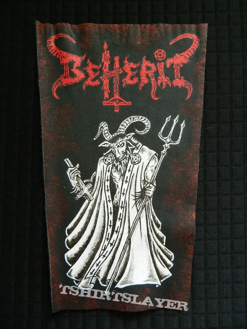 Beherit DIY Hand-Painted On Leather/Back Patch