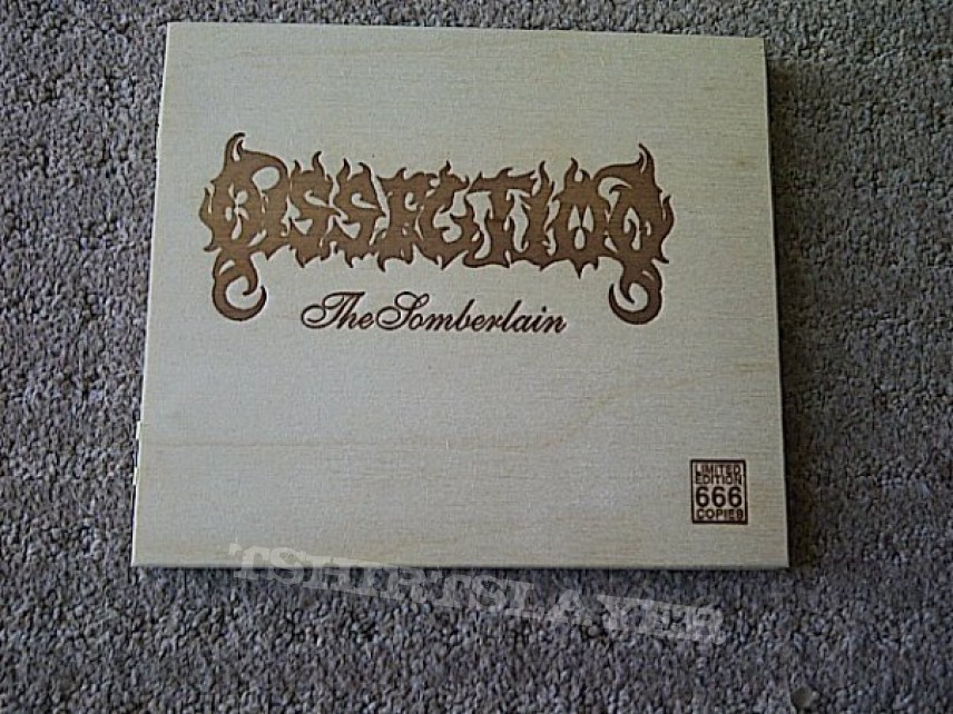 Dissection &#039;The Somberlain&#039; ltd edition wooden box &amp; tshirt