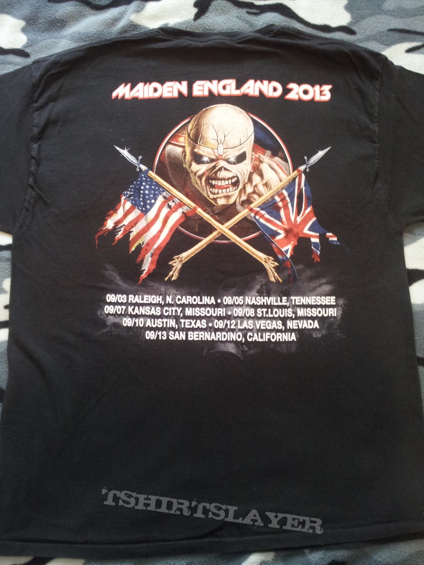 Iron Maiden &#039;Maiden England US Tour 2013&#039; tshirt